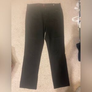 Sasson Jeans Womens 14 Black Denim Straight Leg Hustle Pocket Ooh La La